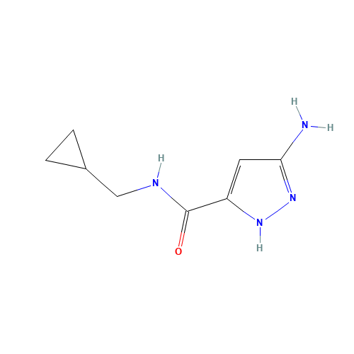 3-amino-N-(cyclopropylmethyl)-1H-pyrazole-5-carboxamide (CAS: 1342836-22-9) - Related Chemical Product