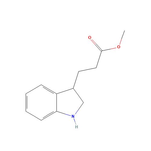 methyl 3-(2,3-dihydro-1H-indol-3-yl)propanoate (CAS: 2813-28-7) - Related Chemical Product