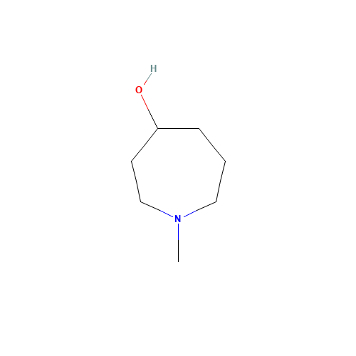 1-methylazepan-4-ol (CAS: 19065-49-7) - Chemical Structure and Molecular Formula 
