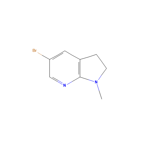5-bromo-1-methyl-2,3-dihydropyrrolo[2,3-b]pyridine (CAS: 1187421-56-2) - Related Chemical Product