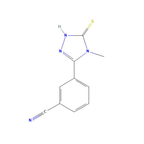 3-(4-methyl-5-sulfanylidene-1H-1,2,4-triazol-3-yl)benzonitrile (CAS: 1024597-50-9) - Related Chemical Product