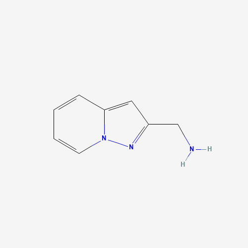 pyrazolo[1,5-a]pyridin-2-ylmethanamine (CAS: 885275-06-9) - Chemical Structure and Molecular Formula 