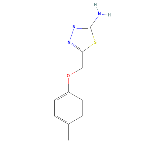 5-[(4-methylphenoxy)methyl]-1,3,4-thiadiazol-2-amine (CAS: 84138-77-2) - Related Chemical Product