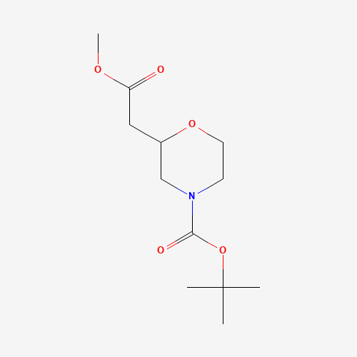 tert-butyl 2-(2-methoxy-2-oxoethyl)morpholine-4-carboxylate (CAS: 766539-39-3) - Related Chemical Product