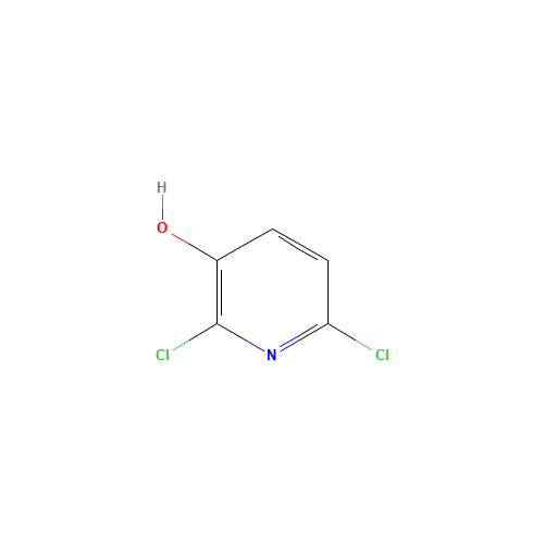 2,6-dichloropyridin-3-ol (CAS: 52764-11-1) - Chemical Structure and Molecular Formula 