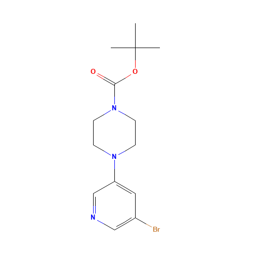 tert-butyl 4-(5-bromopyridin-3-yl)piperazine-1-carboxylate (CAS: 412348-60-8) - Related Chemical Product