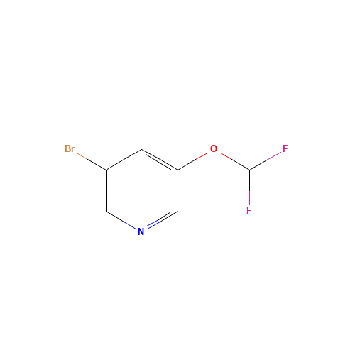 3-bromo-5-(difluoromethoxy)pyridine (CAS: 342602-27-1) - Related Chemical Product