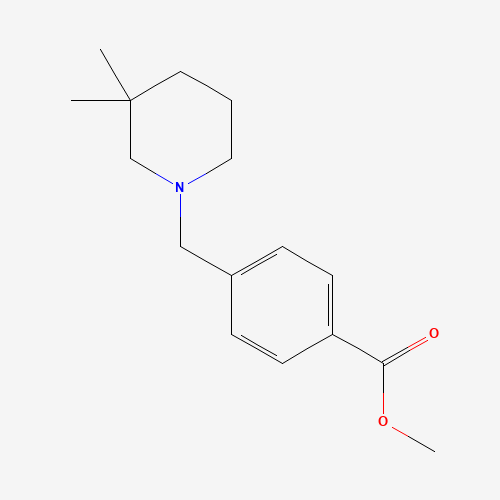 methyl 4-[(3,3-dimethylpiperidin-1-yl)methyl]benzoate (CAS: 1035270-82-6) - Related Chemical Product
