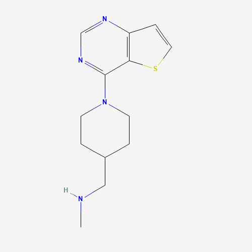 N-methyl-1-(1-thieno[3,2-d]pyrimidin-4-ylpiperidin-4-yl)methanamine (CAS: 921939-04-0) - Related Chemical Product