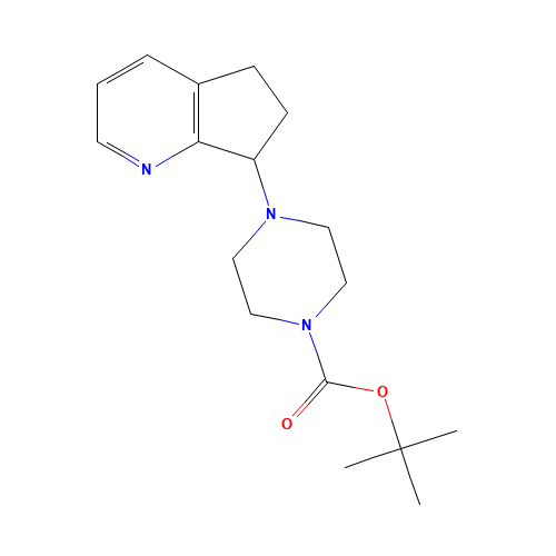 tert-butyl 4-(6,7-dihydro-5H-cyclopenta[b]pyridin-7-yl)piperazine-1-carboxylate (CAS: 1269430-18-3) - Related Chemical Product
