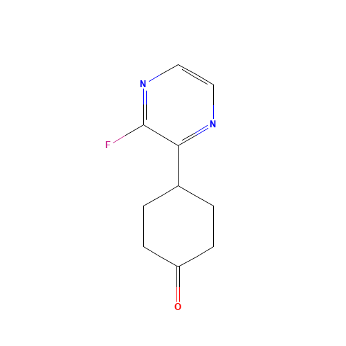 4-(3-fluoropyrazin-2-yl)cyclohexan-1-one (CAS: 1350607-96-3) - Related Chemical Product