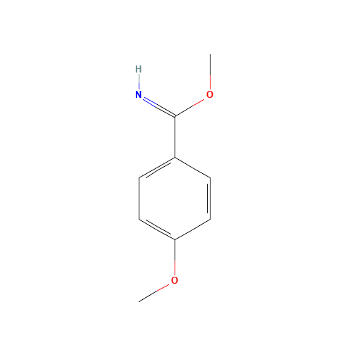 methyl 4-methoxybenzenecarboximidate (CAS: 95064-52-1) - Chemical Structure and Molecular Formula 