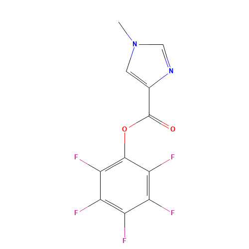 (2,3,4,5,6-pentafluorophenyl) 1-methylimidazole-4-carboxylate (CAS: 898288-88-5) - Related Chemical Product