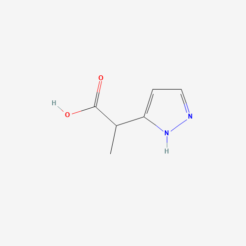 2-(1H-pyrazol-5-yl)propanoic acid (CAS: 1190392-65-4) - Related Chemical Product