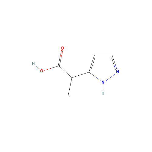2-(1H-pyrazol-5-yl)propanoic acid (CAS: 1190392-65-4) - Related Chemical Product