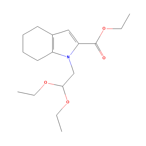 ethyl 1-(2,2-diethoxyethyl)-4,5,6,7-tetrahydroindole-2-carboxylate (CAS: 1433990-29-4) - Related Chemical Product