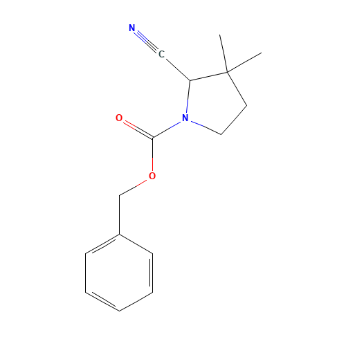 benzyl 2-cyano-3,3-dimethylpyrrolidine-1-carboxylate (CAS: 924884-34-4) - Related Chemical Product