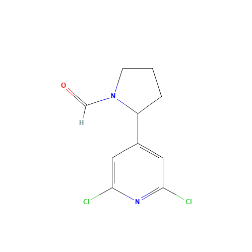 2-(2,6-dichloropyridin-4-yl)pyrrolidine-1-carbaldehyde (CAS: 693286-62-3) - Related Chemical Product