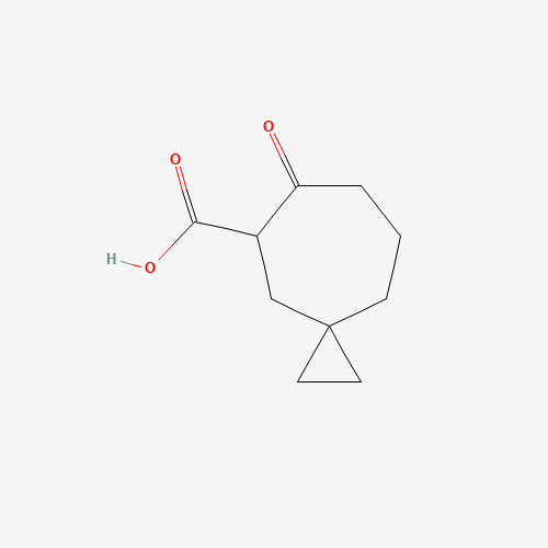 7-oxospiro[2.6]nonane-8-carboxylic acid (CAS: 1424995-62-9) - Chemical Structure and Molecular Formula 