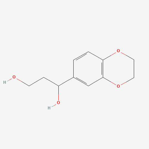 1-(2,3-dihydro-1,4-benzodioxin-6-yl)propane-1,3-diol (CAS: 862188-09-8) - Related Chemical Product