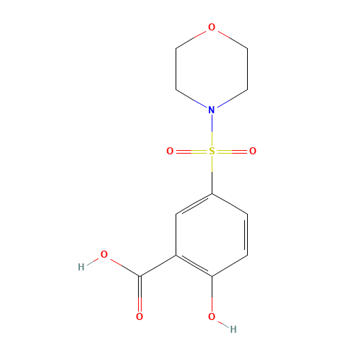 2-hydroxy-5-morpholin-4-ylsulfonylbenzoic acid (CAS: 91134-85-9) - Related Chemical Product