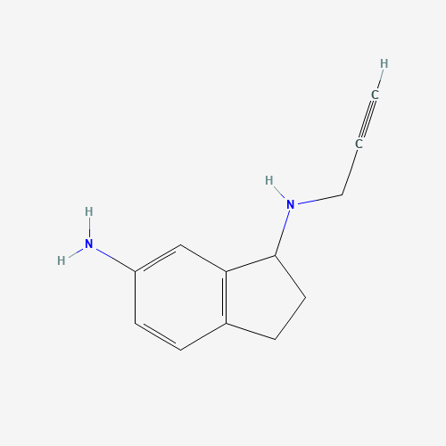 1-N-prop-2-ynyl-2,3-dihydro-1H-indene-1,6-diamine (CAS: 863987-58-0) - Related Chemical Product
