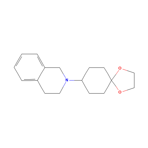 2-(1,4-dioxaspiro[4.5]decan-8-yl)-3,4-dihydro-1H-isoquinoline (CAS: 166398-22-7) - Related Chemical Product
