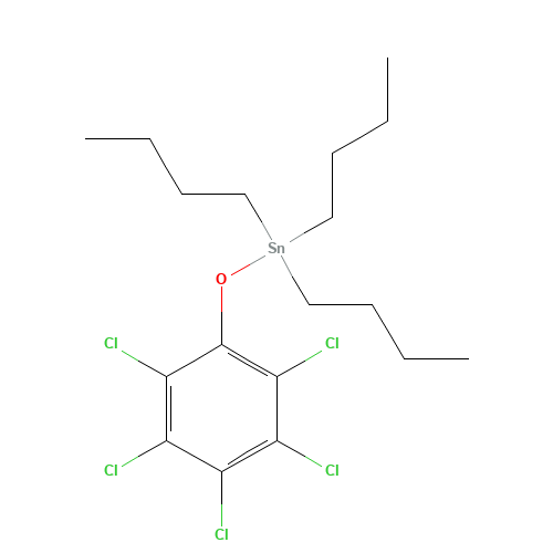 tributyl-(2,3,4,5,6-pentachlorophenoxy)stannane (CAS: 3644-38-0) - Related Chemical Product