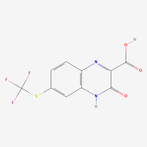 3-oxo-6-(trifluoromethylsulfanyl)-4H-quinoxaline-2-carboxylic acid (CAS: 1374849-69-0) - Related Chemical Product