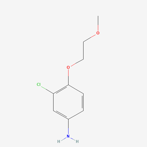 3-chloro-4-(2-methoxyethoxy)aniline (CAS: 879047-68-4) - Related Chemical Product
