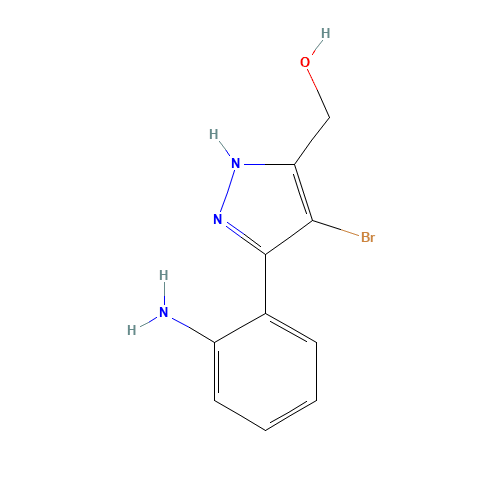 [3-(2-aminophenyl)-4-bromo-1H-pyrazol-5-yl]methanol (CAS: 1239033-94-3) - Related Chemical Product