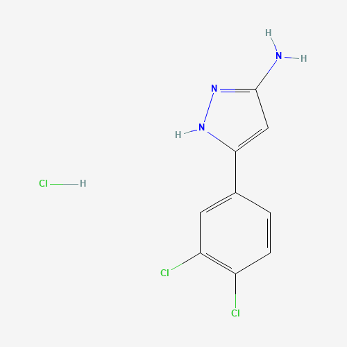 5-(3,4-dichlorophenyl)-1H-pyrazol-3-amine;hydrochloride (CAS: 1025447-55-5) - Related Chemical Product