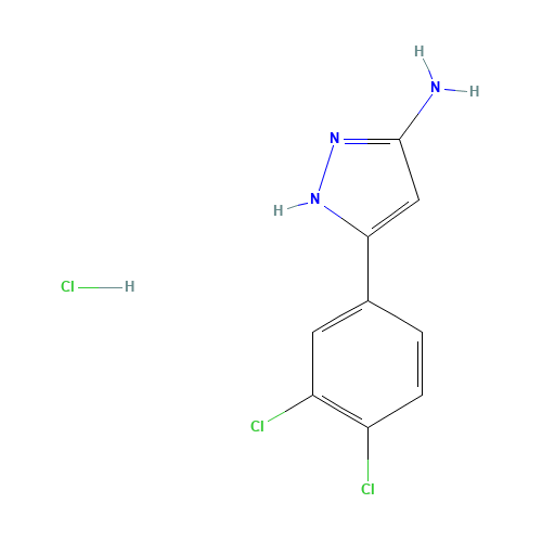 5-(3,4-dichlorophenyl)-1H-pyrazol-3-amine;hydrochloride (CAS: 1025447-55-5) - Related Chemical Product