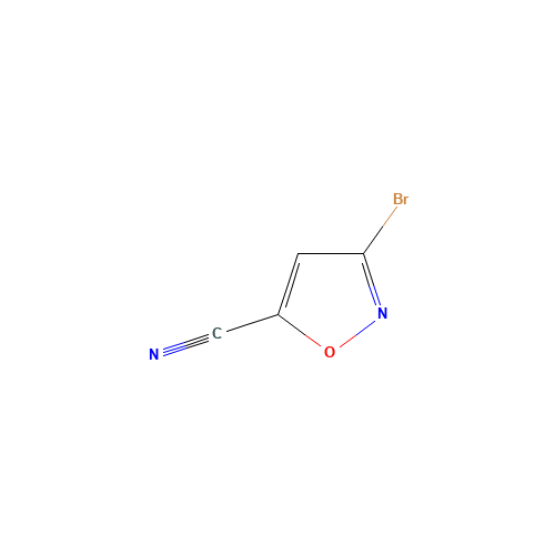 3-bromo-1,2-oxazole-5-carbonitrile (CAS: 1241897-95-9) - Chemical Structure and Molecular Formula 