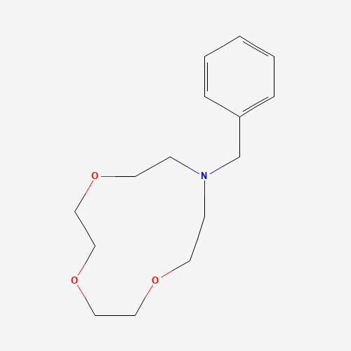 10-benzyl-1,4,7-trioxa-10-azacyclododecane (CAS: 84227-47-4) - Chemical Structure and Molecular Formula 