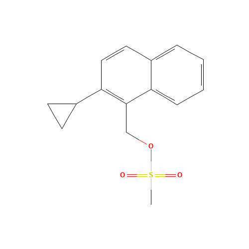 (2-cyclopropylnaphthalen-1-yl)methyl methanesulfonate (CAS: 1539309-48-2) - Related Chemical Product