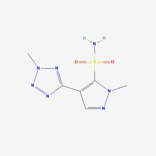 2-methyl-4-(2-methyltetrazol-5-yl)pyrazole-3-sulfonamide (CAS: 139481-22-4) - Related Chemical Product