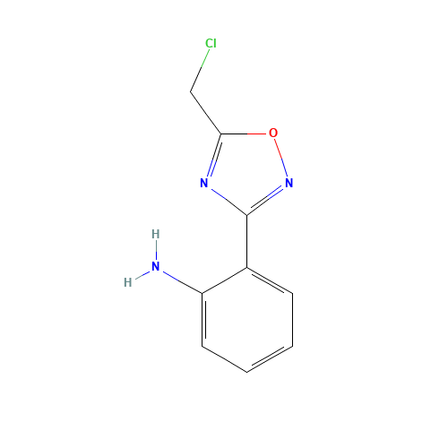 2-[5-(chloromethyl)-1,2,4-oxadiazol-3-yl]aniline (CAS: 886365-74-8) - Related Chemical Product