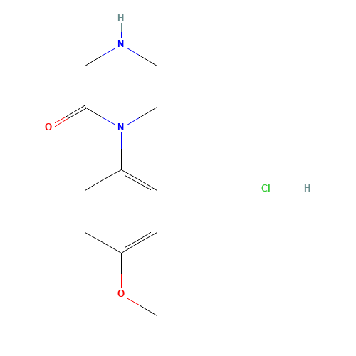 1-(4-methoxyphenyl)piperazin-2-one;hydrochloride (CAS: 1284247-69-3) - Related Chemical Product