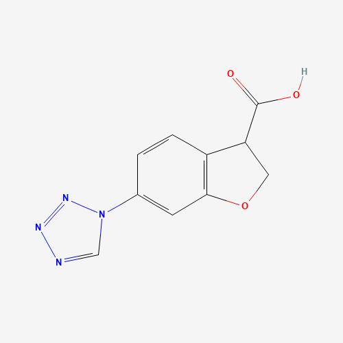 6-(tetrazol-1-yl)-2,3-dihydro-1-benzofuran-3-carboxylic acid (CAS: 1374573-49-5) - Related Chemical Product