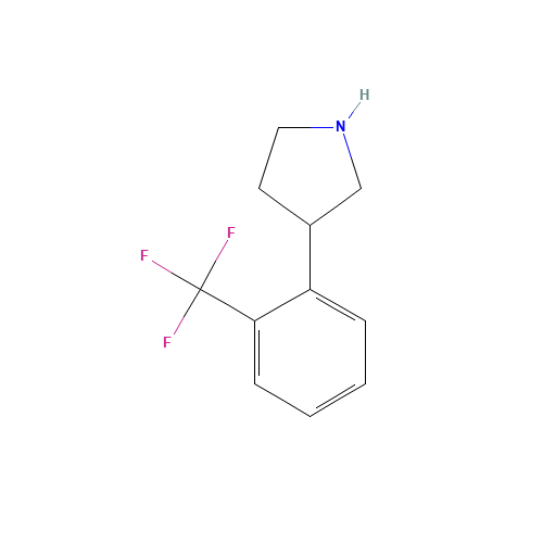 3-[2-(trifluoromethyl)phenyl]pyrrolidine (CAS: 916831-78-2) - Related Chemical Product