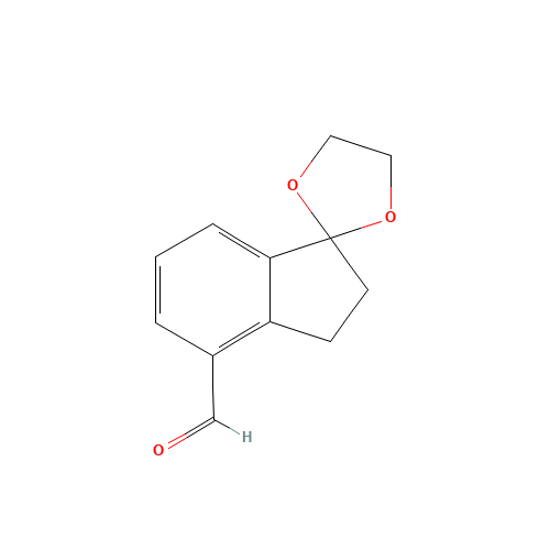spiro[1,3-dioxolane-2,1'-2,3-dihydroindene]-4'-carbaldehyde (CAS: 954238-31-4) - Related Chemical Product