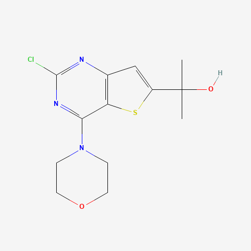 2-(2-chloro-4-morpholin-4-ylthieno[3,2-d]pyrimidin-6-yl)propan-2-ol (CAS: 1033743-25-7) - Related Chemical Product