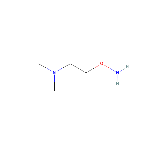 O-[2-(dimethylamino)ethyl]hydroxylamine (CAS: 21894-84-8) - Chemical Structure and Molecular Formula 