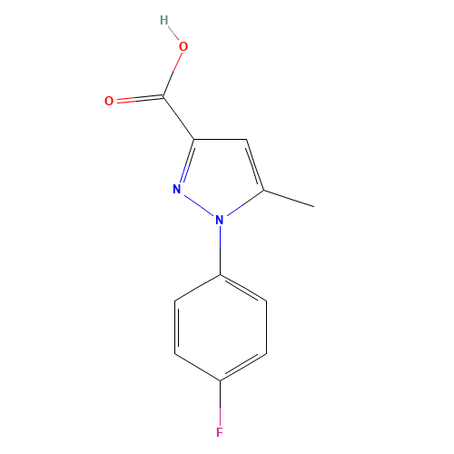 1-(4-fluorophenyl)-5-methylpyrazole-3-carboxylic acid (CAS: 288251-66-1) - Related Chemical Product