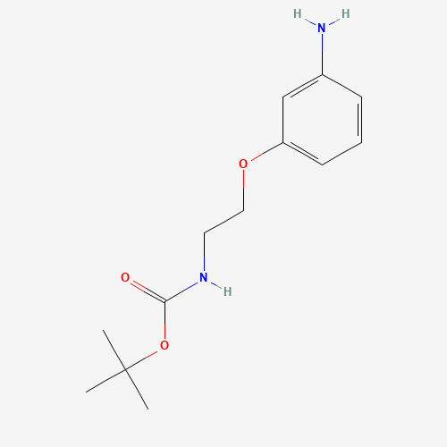 tert-butyl N-[2-(3-aminophenoxy)ethyl]carbamate (CAS: 246240-10-8) - Related Chemical Product