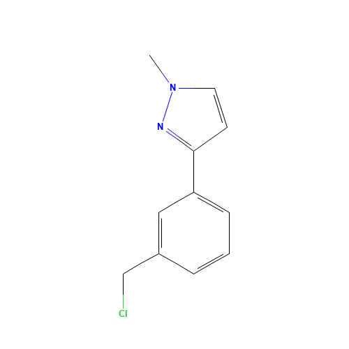 3-[3-(chloromethyl)phenyl]-1-methylpyrazole (CAS: 912569-61-0) - Related Chemical Product