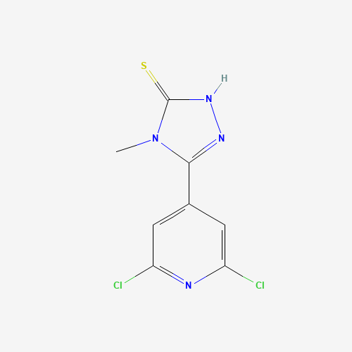 3-(2,6-dichloropyridin-4-yl)-4-methyl-1H-1,2,4-triazole-5-thione (CAS: 266679-15-6) - Related Chemical Product