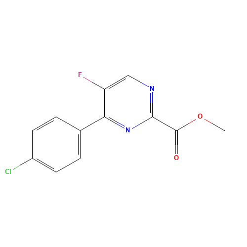 methyl 4-(4-chlorophenyl)-5-fluoropyrimidine-2-carboxylate (CAS: 1364677-40-6) - Related Chemical Product