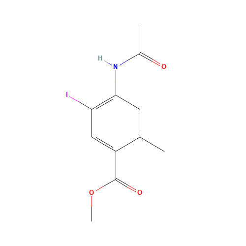 methyl 4-acetamido-5-iodo-2-methylbenzoate (CAS: 672293-34-4) - Related Chemical Product